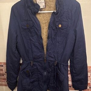 Spoiled Rich Women's Navy Utility Jacket